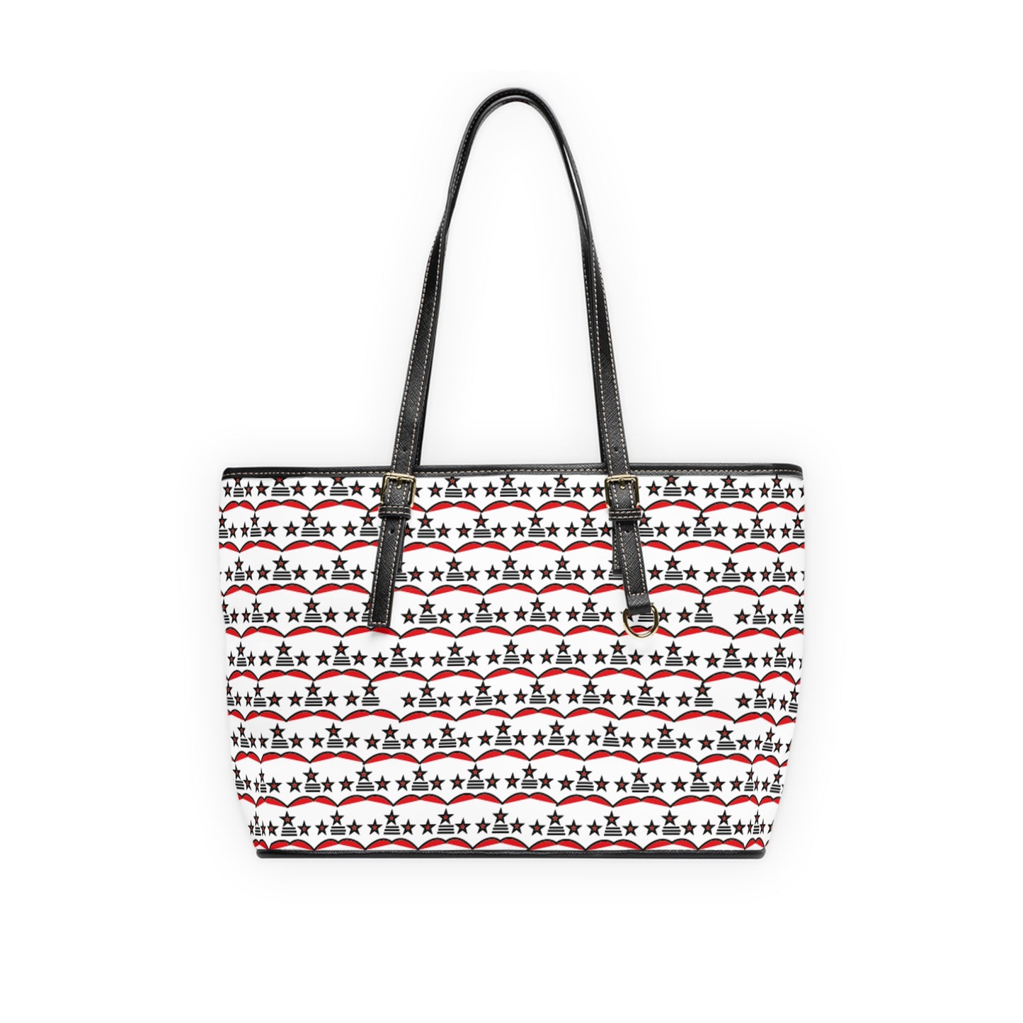 Unsere Champion Handtasche überezugt mit einem Rotschwarzen Sternchenmuster, und wirkt alles in allem Elegant und auffällig. Diese Handtasche hat außerdem einen erfolgreichen Touch.