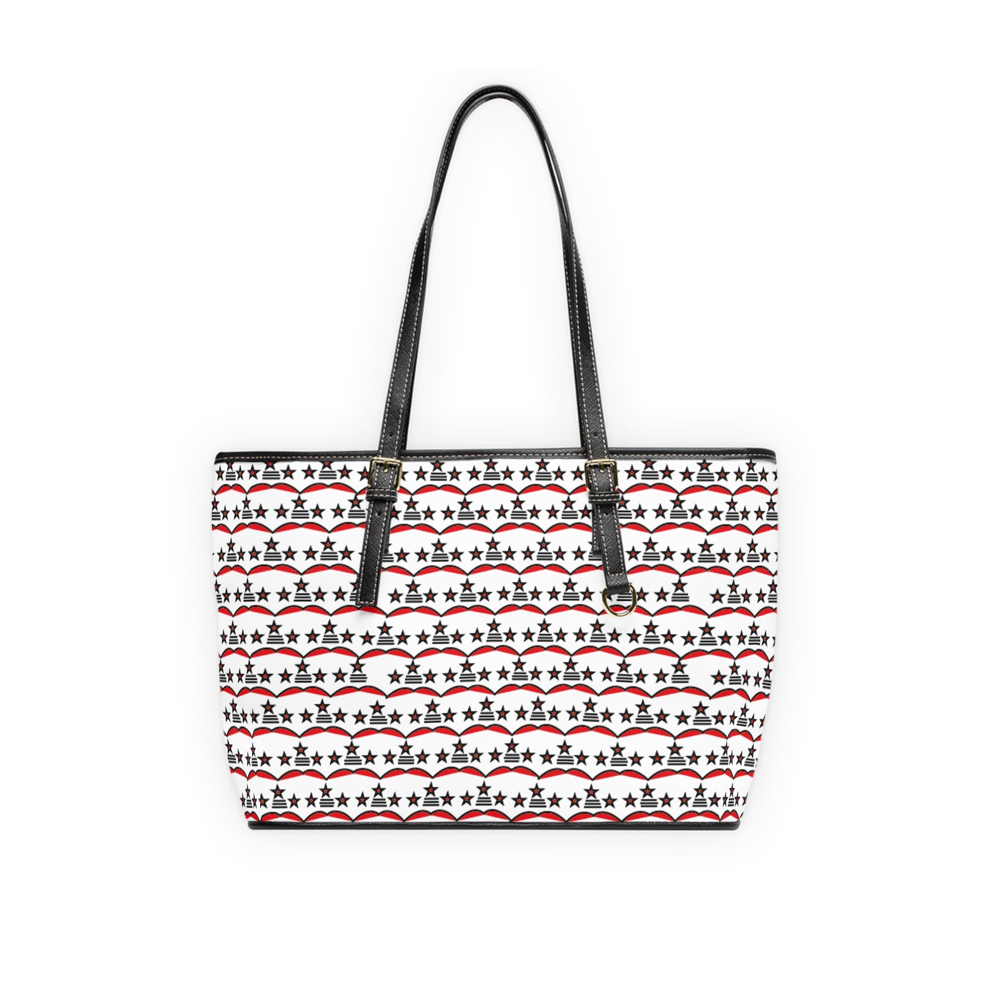 Unsere Champion Handtasche überezugt mit einem Rotschwarzen Sternchenmuster, und wirkt alles in allem Elegant und auffällig. Diese Handtasche hat außerdem einen erfolgreichen Touch.
